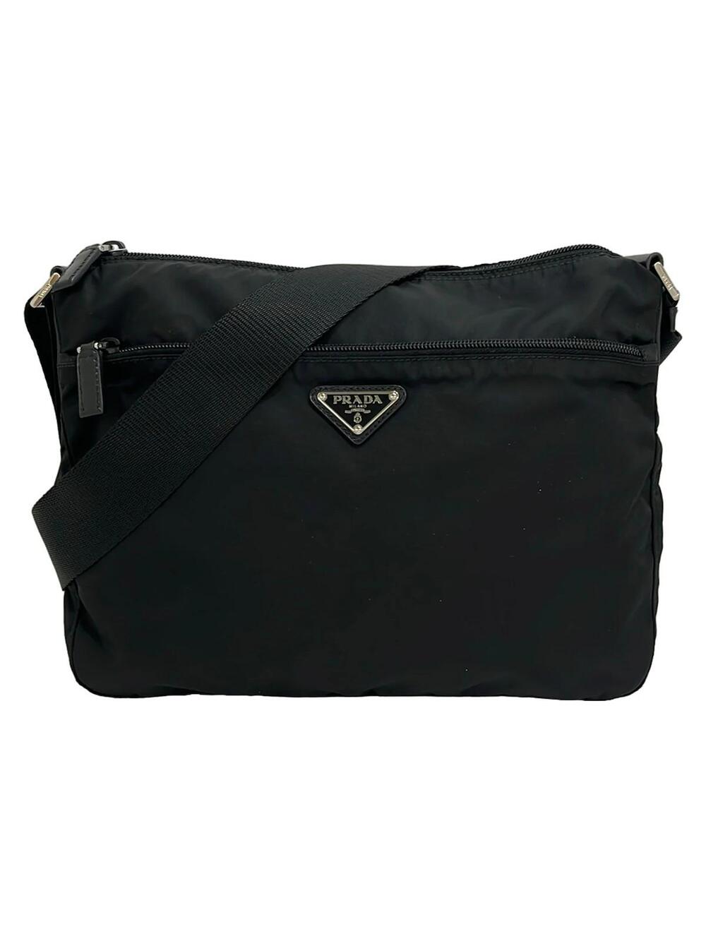 Prada Black Nylon Shoulder Bag #341758P67B